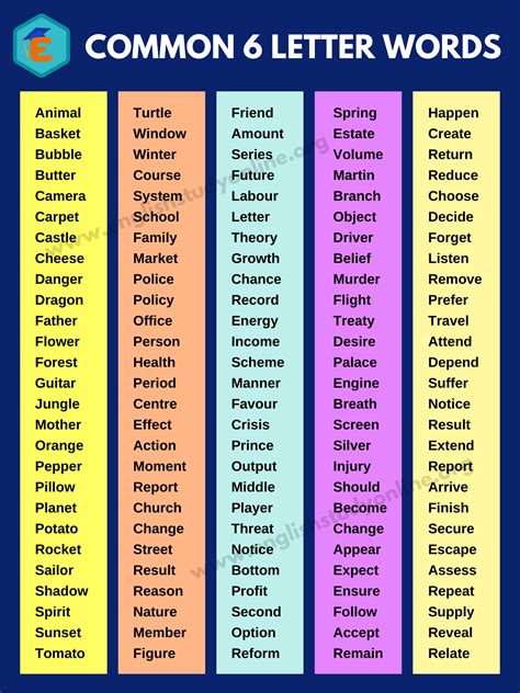 6 letter words with|6 letter words starting with.